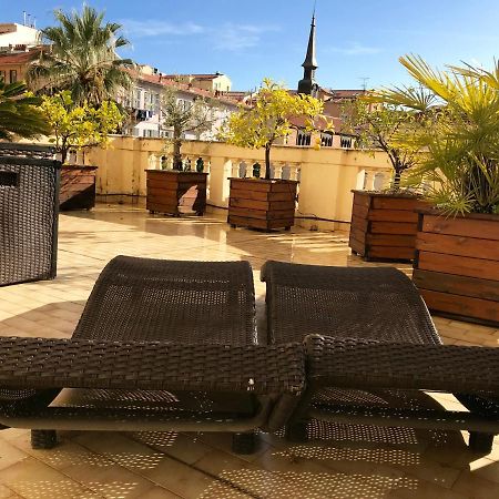 Appartement Terrasse Dans Palace Belle Epoque Menton Bagian luar foto