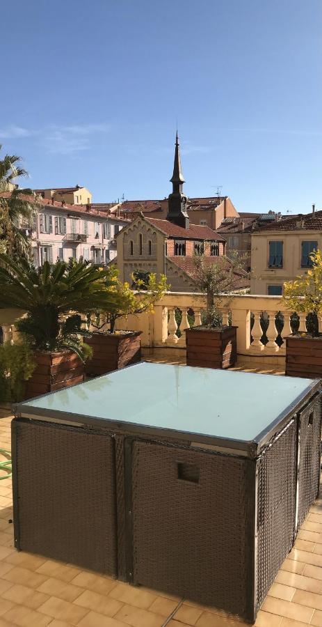 Appartement Terrasse Dans Palace Belle Epoque Menton Bagian luar foto