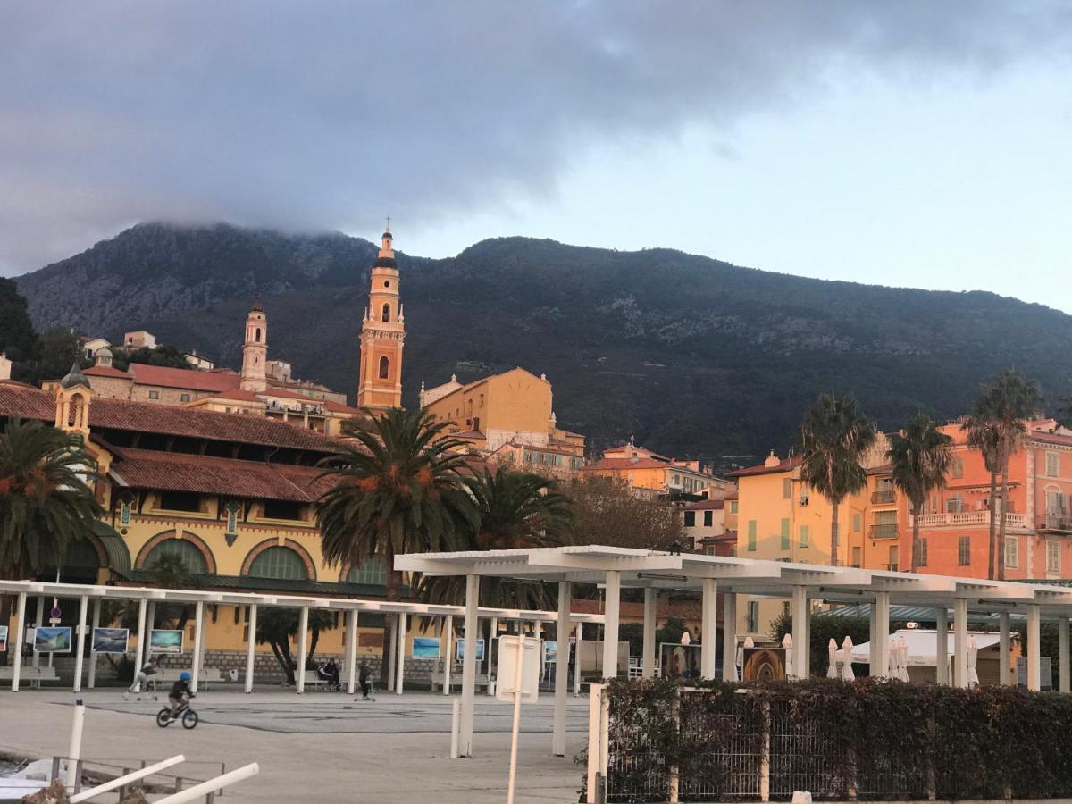 Appartement Terrasse Dans Palace Belle Epoque Menton Bagian luar foto