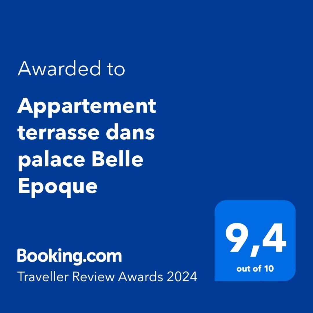 Appartement Terrasse Dans Palace Belle Epoque Menton Bagian luar foto